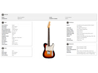 Fender Player II Modified TelecasterRW 3TS Fender Player II Modified TelecasterRW 3TS